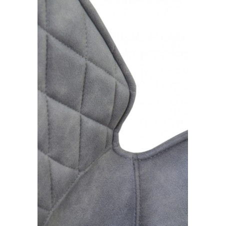 SILLA TAPIZADA GRIS CLARO MODELO DORUK