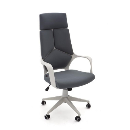 SILLA OFICINA MODELO RON TAPIZADO AZUL