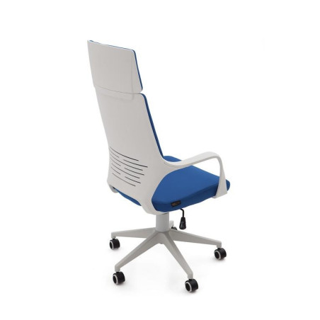 SILLA OFICINA MODELO RON TAPIZADO AZUL