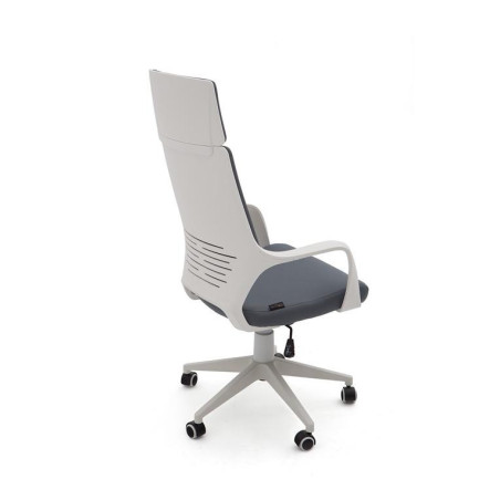 SILLA OFICINA MODELO RON TAPIZADO AZUL