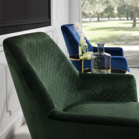 BUTACA MODELO 893 TERCIOPELO VERDE