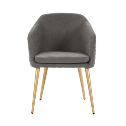 SILLA COMEDOR MODELO DC-511 TELA GRIS CLARO