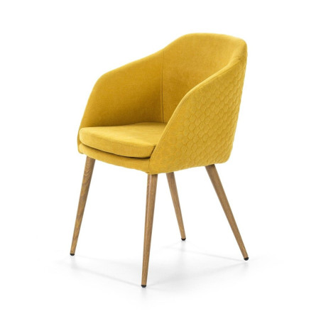 SILLA COMEDOR MODELO DC-511 TELA AMARILLO