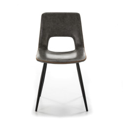 SILLA COMEDOR MODELO 120 POLIPIEL VERDE