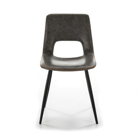 SILLA COMEDOR MODELO 120 POLIPIEL VERDE