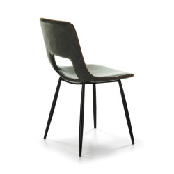 SILLA COMEDOR MODELO 120 POLIPIEL VERDE