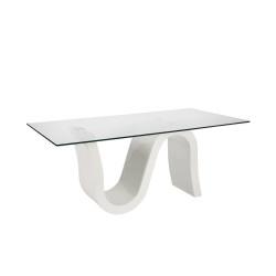 MESA COMEDOR MODELO 04 CRISTAL TEMPLADO 180X90