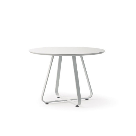 MESA COMEDOR REDONDA MODELO 13 BLANCA 100X75