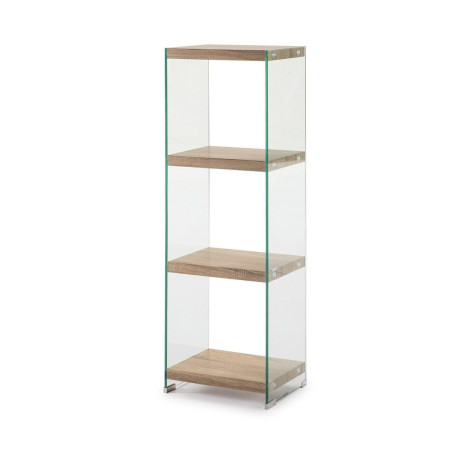 ESTANTERÍA SIDNEY SH-125 CRISTAL COLOR ROBLE