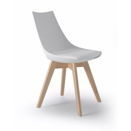 Silla Comedor Estilo Nórdico Modelo Aday - Varios Colores