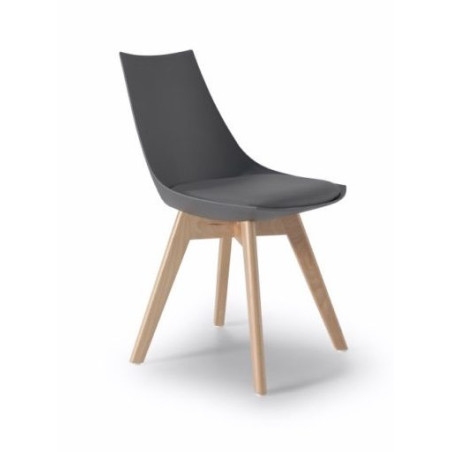 Silla Comedor Estilo Nórdico Modelo Aday - Varios Colores