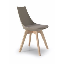 Silla Comedor Estilo Nórdico Modelo Aday - Varios Colores