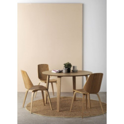 SILLA MADERA CONTRACHAPADO ROBLE MODELO FABIO