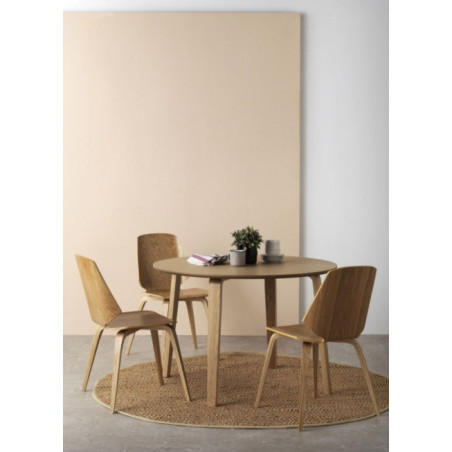 SILLA MADERA CONTRACHAPADO ROBLE MODELO FABIO