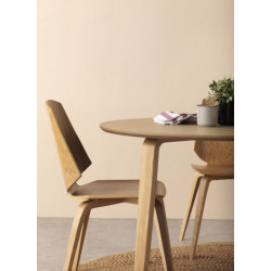 SILLA MADERA CONTRACHAPADO ROBLE MODELO FABIO