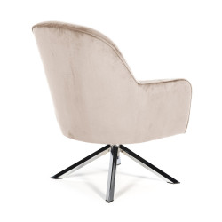 BUTACA QH-246 TERCIOPELO TOPO