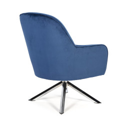 BUTACA QH-246 TERCIOPELO AZUL