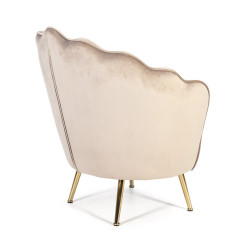 BUTACA QH-971 TERCIOPELO TOPO
