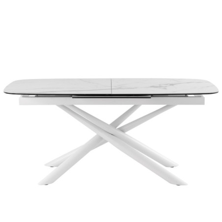 MESA COMEDOR EXTENSIBLE NESSON BLANCO - 180(237)x95
