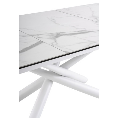 MESA COMEDOR EXTENSIBLE NESSON BLANCO - 180(237)x95