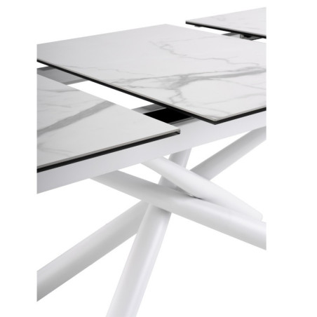 MESA COMEDOR EXTENSIBLE NESSON BLANCO - 180(237)x95