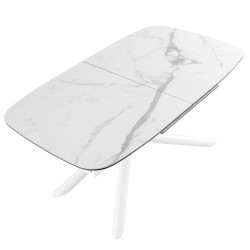 MESA COMEDOR EXTENSIBLE NESSON BLANCO - 180(237)x95