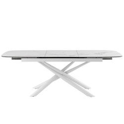 MESA COMEDOR EXTENSIBLE NESSON BLANCO - 180(237)x95