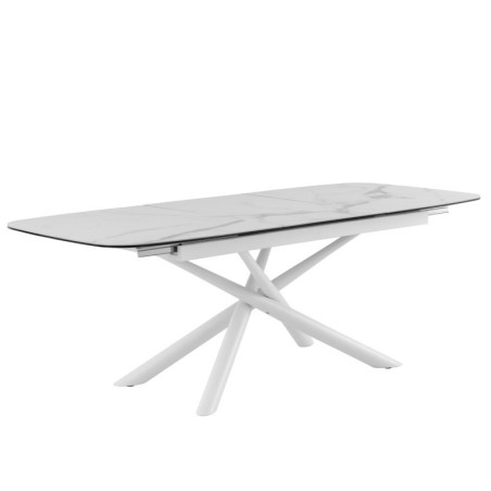 MESA COMEDOR EXTENSIBLE NESSON BLANCO - 180(237)x95