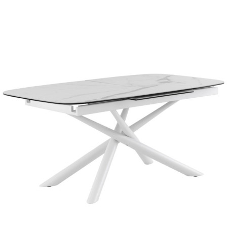 MESA COMEDOR EXTENSIBLE NESSON BLANCO - 180(237)x95