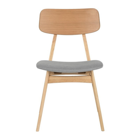 SILLA VIVI COLOR ROBLE GRIS CLARO