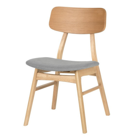 SILLA VIVI COLOR ROBLE GRIS CLARO