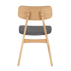 SILLA VIVI COLOR ROBLE GRIS OSCURO