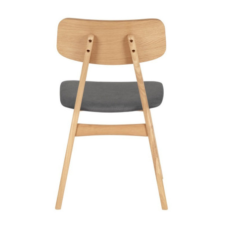 SILLA VIVI COLOR ROBLE GRIS OSCURO