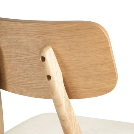 SILLA VIVI COLOR ROBLE BEIGE