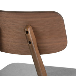 SILLA VIVI COLOR NOGAL GRIS CLARO