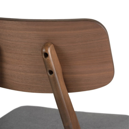 SILLA VIVI COLOR NOGAL GRIS OSCURO
