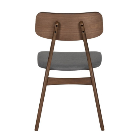 SILLA VIVI COLOR NOGAL GRIS OSCURO