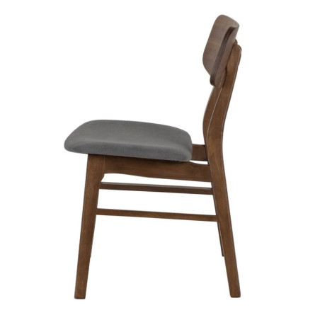 SILLA VIVI COLOR NOGAL GRIS OSCURO