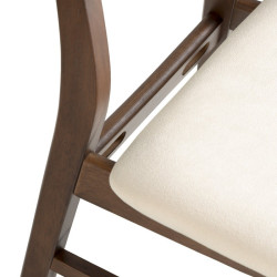 SILLA VIVI COLOR NOGAL BEIGE