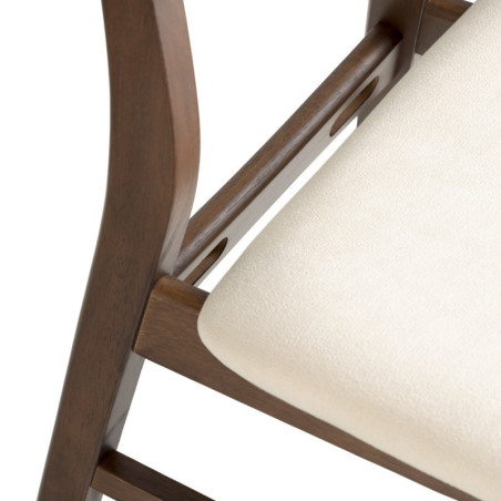 SILLA VIVI COLOR NOGAL BEIGE