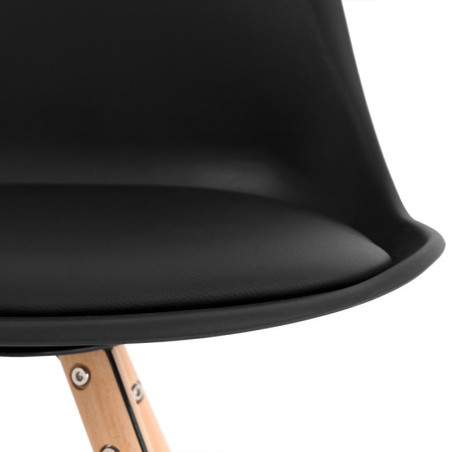 SILLA COMEDOR LATE COLOR NEGRO