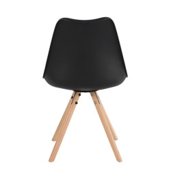 SILLA COMEDOR LATE COLOR NEGRO