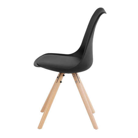 SILLA COMEDOR LATE COLOR NEGRO