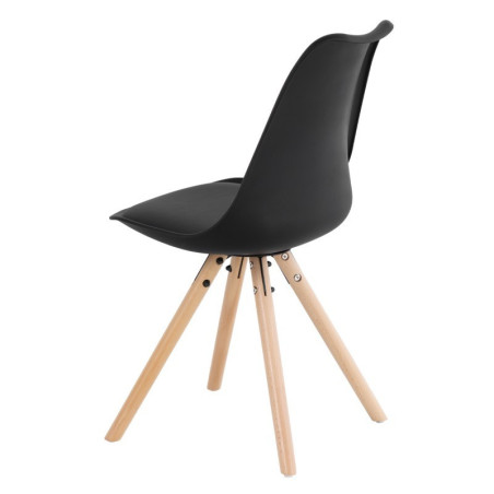 SILLA COMEDOR LATE COLOR NEGRO
