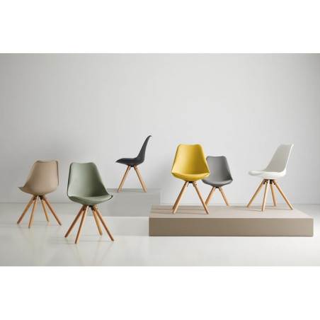 SILLA COMEDOR LATE COLOR BLANCO