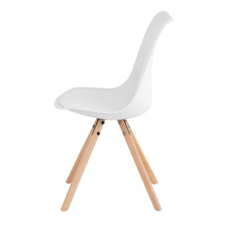 SILLA COMEDOR LATE COLOR BLANCO