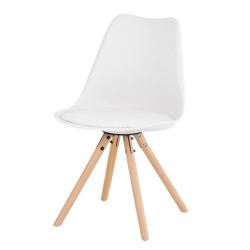 SILLA COMEDOR LATE COLOR BLANCO