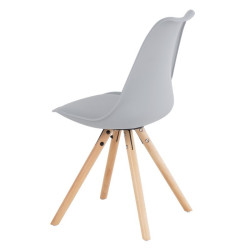 SILLA COMEDOR LATE COLOR GRIS