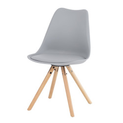 SILLA COMEDOR LATE COLOR GRIS