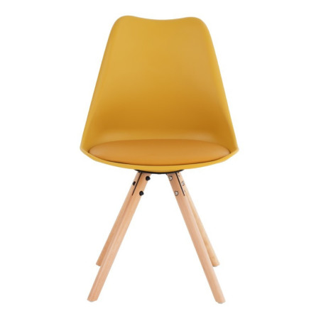 SILLA COMEDOR LATE COLOR MOSTAZA